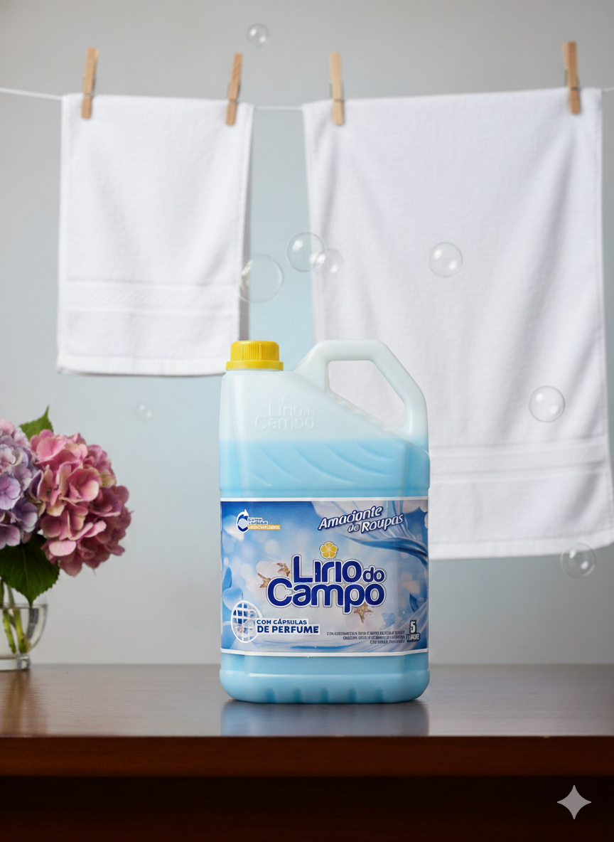 Lírio do Campo Amaciante - Produto de limpeza Lírio do Campo 5 Litros
