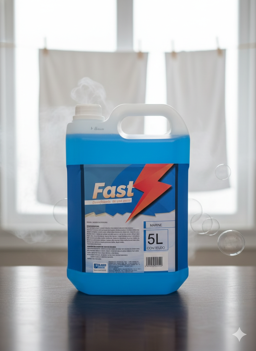Fast Desinfetante Marine - Produto de limpeza Fast 5 Litros